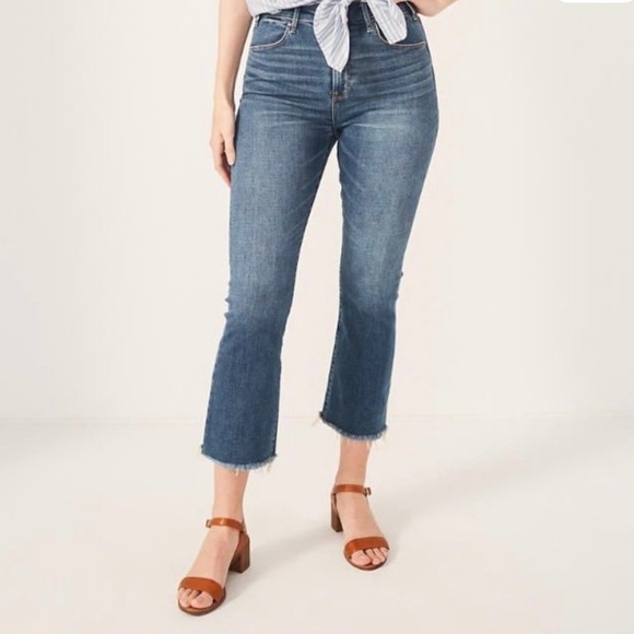 Abercrombie & Fitch Denim - Simone High Rise Ankle Flare Jeans, Size 28